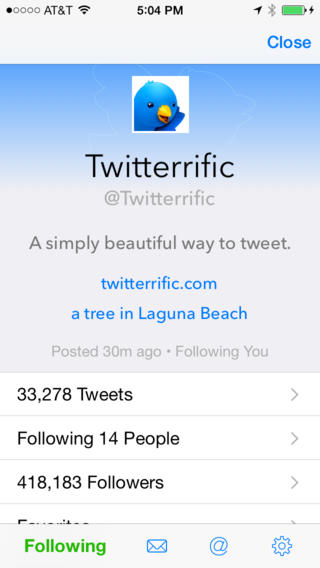 Twitterrific 5 for Twitter: AppStore free...από 2.69 δωρεάν για σήμερα - Φωτογραφία 6