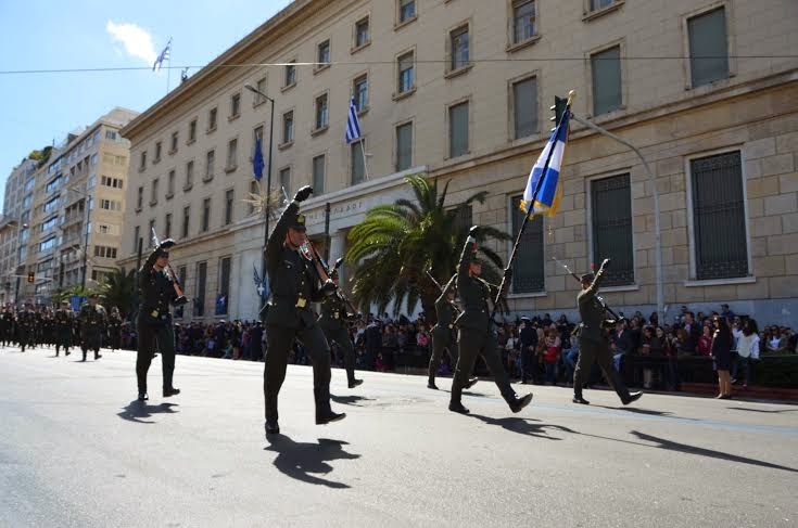 Φωτογραφίες από τη στρατιωτική παρέλαση για την Εθνική Επέτειο της 25ης Μαρτίου - Φωτογραφία 5