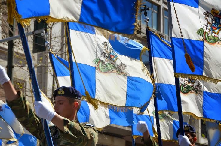 Φωτογραφίες από τη στρατιωτική παρέλαση για την Εθνική Επέτειο της 25ης Μαρτίου - Φωτογραφία 9