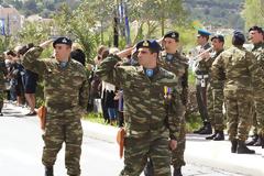 Φωτό από την στρατιωτική παρέλαση στη Σάμο