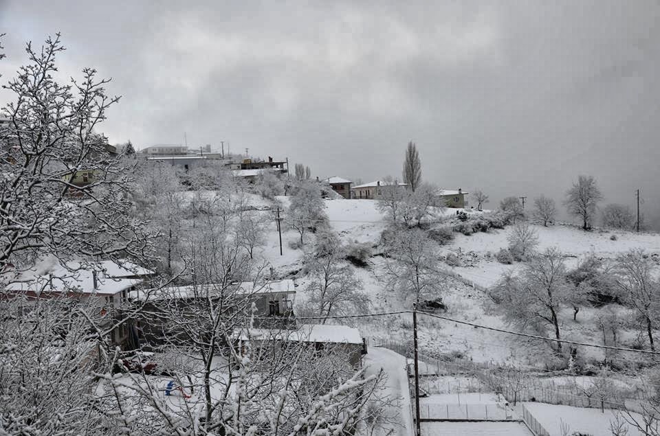 Χιόνια στα ορεινά χωριά των Ιωαννίνων. Δείτε φωτογραφίες - Φωτογραφία 1