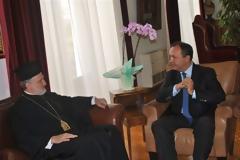 Εθιμοτυπική επίσκεψη στο διοικητήριο πραγματοποίησε ο Σεβασμιώτατος Μητροπολίτης Προύσης κ. Ελπιδοφόρος