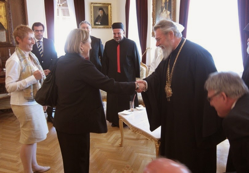 Η Α. Μ. ο Αρχιεπίσκοπος Κύπρου παρέθεσε γεύμα στους θρησκευτικούς ηγέτες - Φωτογραφία 3
