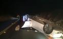Los Angeles - Καλιφόρνια: Αυτοκίνητο αναποδογύρισε εν κινήσει την ώρα του σεισμού! - Φωτογραφία 1