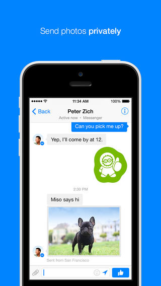 Facebook Messenger: AppStore free update v4.0 - Φωτογραφία 5