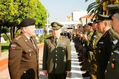 ΕΠΙΣΚΕΨΗ ΑΡΧΗΓΟΥ ΕΝΟΠΛΩΝ ΔΥΝΑΜΕΩΝ ΤΗΣ ΛΕΤΟΝΙΑΣ ΣΤΗΝ ΣΠΖ