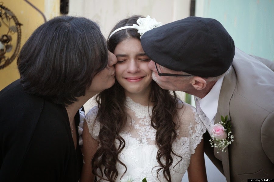 11χρονη έκανε εικονικό γάμο για να ευχαριστήσει τον πατέρα της που έχει λίγους μήνες ζωής! [photos&video] - Φωτογραφία 1