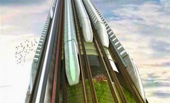 Κατακόρυφο τρένο για… ουρανοξύστες! - Φωτογραφία 1
