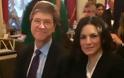Η Όλγα με τον Jeffrey Sachs στις ΗΠΑ