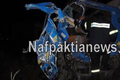 Σύγκρουση δύο φορτηγών στη Παλιοβούνα