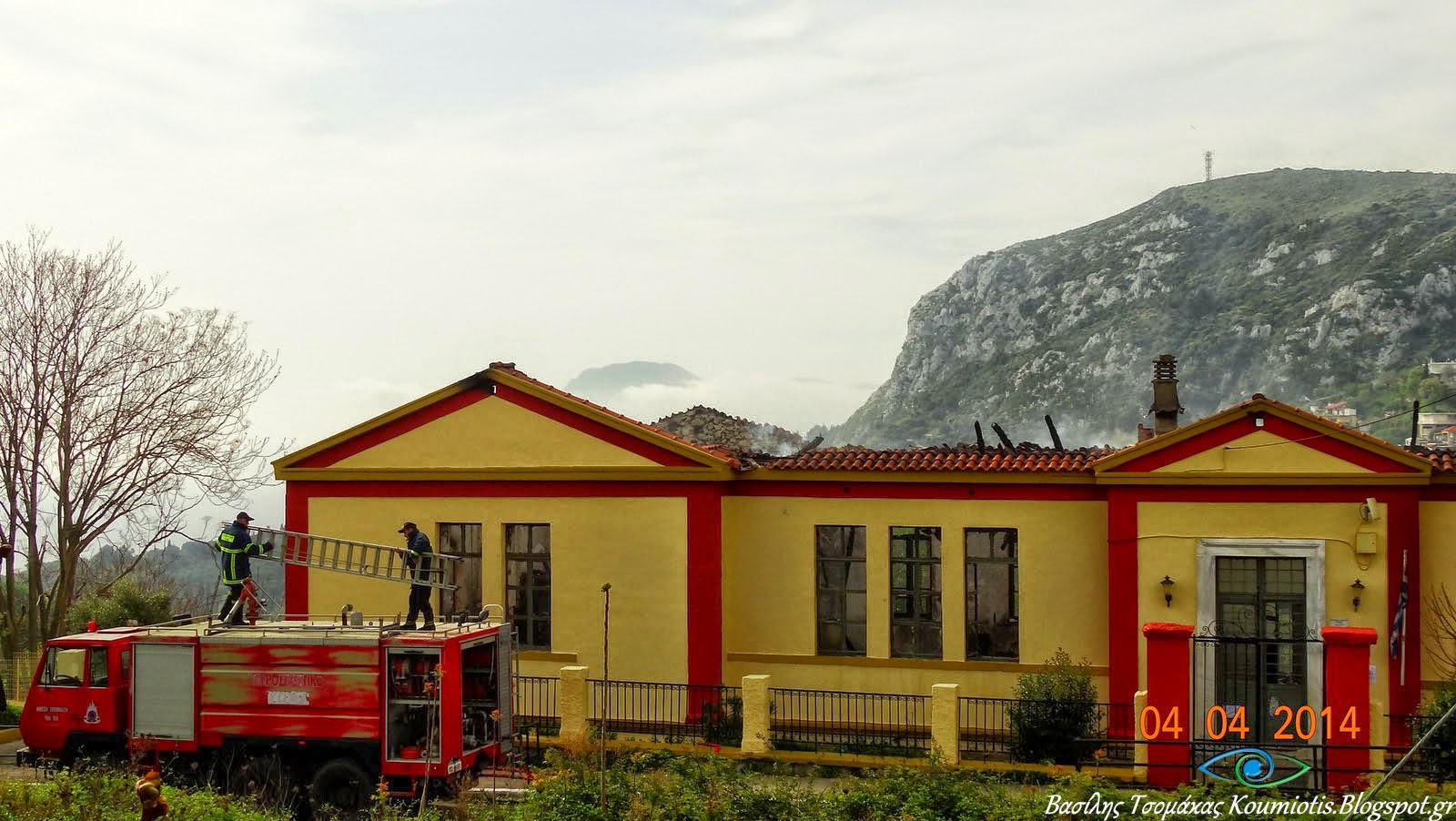 Καταστράφηκε ολοκληρωτικά το 1ο Δημοτικό σχολείο Κύμης... Δείτε τις εικόνες που προκαλούν σοκ - Φωτογραφία 3