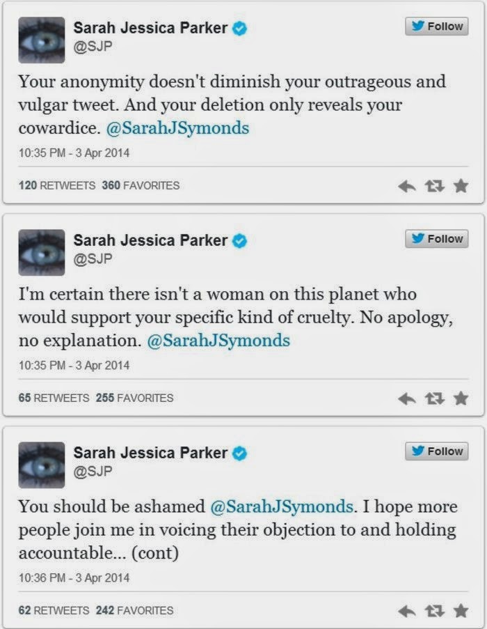 Σάρα Τζέσικα Πάρκερ: Ξεσπά την οργή της στο Twitter - Φωτογραφία 2