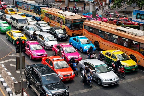 Γιατί τα ταξί στη Μπανγκόκ έχουν χρώματα; - Φωτογραφία 5