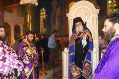 O Στ΄ και τελευταίος Κατανυκτικός Εσπερινός της Μεγάλης Τεσσαρακοστής, στην Ιερά Μητρόπολη Γλυφάδας, Ε. Β. Β. & Β.