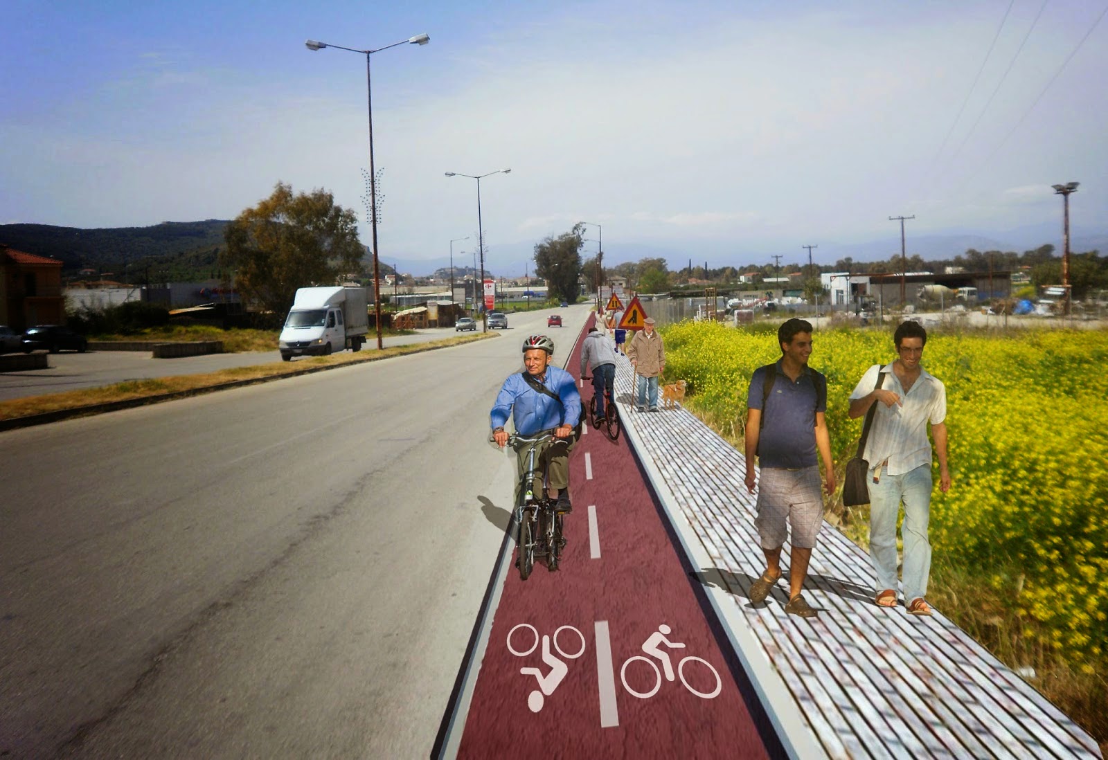 Ναύπλιο: Πρόταση για δημιουργία πεζόδρομου-ποδηλατόδρομου - Φωτογραφία 1