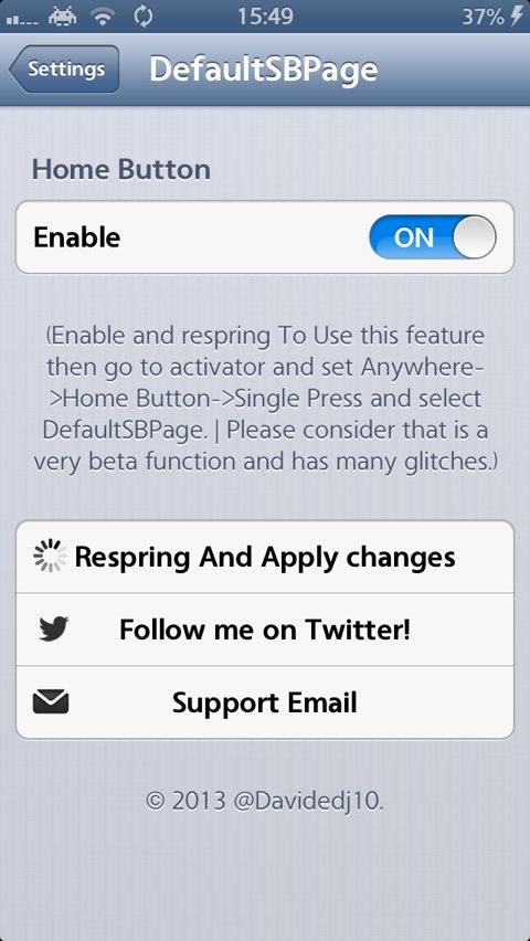 DefaultSBPage: Cydia tweak update v2.0-4 ($0.99) - Φωτογραφία 2