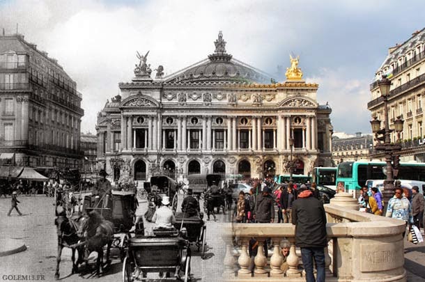 Το Παρίσι σήμερα και πριν 100 χρόνια! [photos] - Φωτογραφία 11