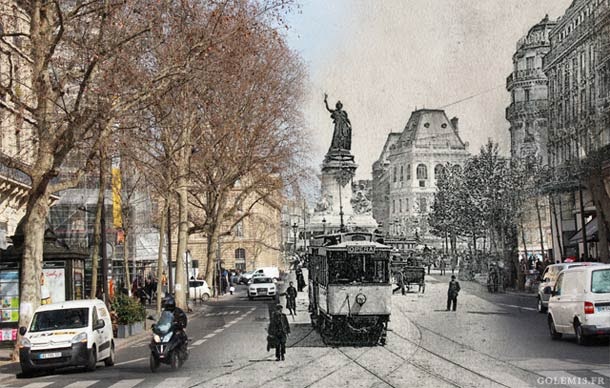 Το Παρίσι σήμερα και πριν 100 χρόνια! [photos] - Φωτογραφία 8