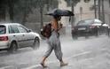 Ισχυρές βροχές και καταιγίδες στις περισσότερες περιοχές της κεντρικής και βόρειας Ελλάδας