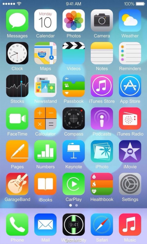 Το πρώτο screenshot του ios 8 σε ένα iphone 6? - Φωτογραφία 2