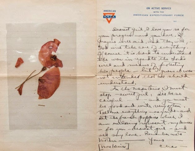 Σε δημοπρασία ερωτική επιστολή του Α' Παγκοσμίου Πολέμου - Φωτογραφία 1
