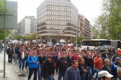 Στο δρόμο οι εργαζόμενοι του Μετρό Θεσσαλονίκης  [Videos - Photos]