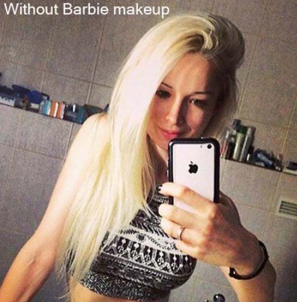 Η γυναίκα Barbie αποκαλύπτει το πραγματικό της πρόσωπο χωρίς μακιγιάζ [photo] - Φωτογραφία 2