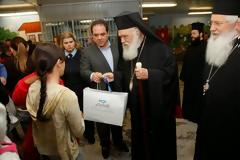 Ο Αρχιεπίσκοπος Ιερώνυμος με την «Αποστολή» στην 114 Πτέρυγα Μάχης της Πολεμικής Αεροπορίας  και στις γυναικείες φυλακές στον Ελαιώνα Θηβών