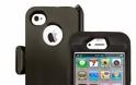 OtterBox Defender Series Case and Holster for iPhone 4/4S - Frustration-Free - Black
