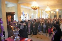 4616 - Ακολουθία του Αγιασμού με τον Τίμιο Σταυρό σε νεόδμητο Ι. Ναό του Αγίου Γρηγορίου του Παλαμά, από τον Καθηγούμενο της Ιεράς Μονής Ξηροποτάμου Αρχιμ. Ιωσήφ