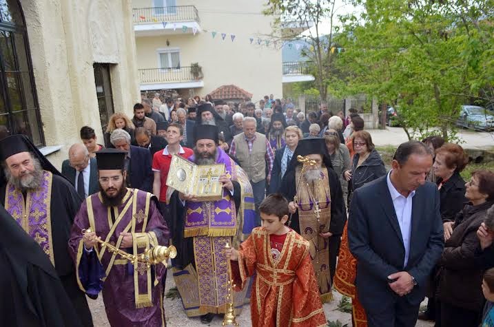 4616 - Ακολουθία του Αγιασμού με τον Τίμιο Σταυρό σε νεόδμητο Ι. Ναό του Αγίου Γρηγορίου του Παλαμά, από τον Καθηγούμενο της Ιεράς Μονής Ξηροποτάμου Αρχιμ. Ιωσήφ - Φωτογραφία 6