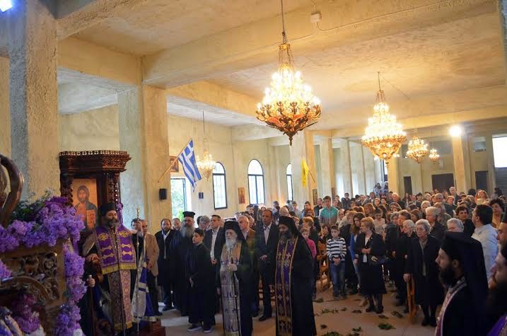 4616 - Ακολουθία του Αγιασμού με τον Τίμιο Σταυρό σε νεόδμητο Ι. Ναό του Αγίου Γρηγορίου του Παλαμά, από τον Καθηγούμενο της Ιεράς Μονής Ξηροποτάμου Αρχιμ. Ιωσήφ - Φωτογραφία 8