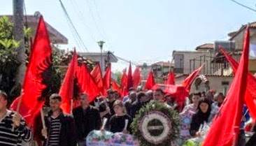 Διαμαρτυρία εθνικιστών στα Τίρανα για τη δολοφονία Καρέλι - Φωτογραφία 1