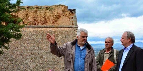 Ο υφυπουργός πολιτισμού επισκέφτηκε το Παλαμήδι και το βυζαντινό μοναστήρι της Αγίας Μόνης στο Ναύπλιο - Φωτογραφία 1