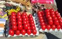 Κόκκινα αυγά... διαμαρτυρίας για την εξόρυξη στη Χαλκιδική