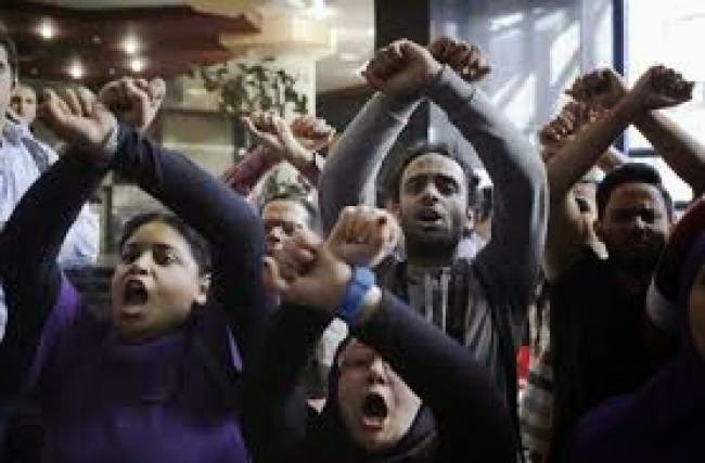 Αίγυπτος: Συγκέντρωση διαμαρτυρίας από δημοσιογράφους στο Κάιρο - Φωτογραφία 1