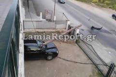 Λαμία: Έκοψαν την κολόνα της ΔΕΗ - Από θαύμα δεν θρηνήσαμε θύματα Πασχαλιάτικα