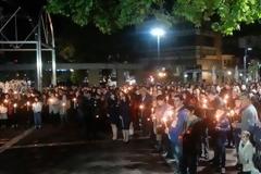 Ανάσταση στην Κεντρική Πλατεία της Ξάνθης με πολύ κόσμο!
