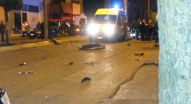 Τροχαίο ατύχημα λίγο μετά την Ανάσταση στο κέντρο της Τρίπολης (video) - Φωτογραφία 1