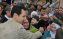Επίσκεψη του προέδρου Άσαντ στην μαρτυρική Μααλουλα για την ανάσταση. - Φωτογραφία 3