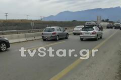 Άρχισαν οι πρώτες ουρές στην εθνική οδό στο ύψος της Λαμίας [Video - Photos]