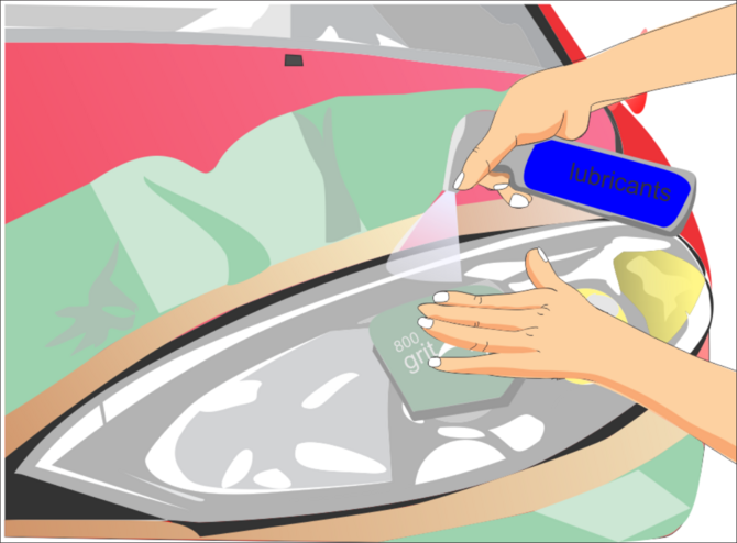 Χρήσιμο: Πώς να καθαρίσετε μόνοι σας το θάμπωμα από το πλαστικό κάλυμμα των προβολέων του αυτοκινήτου σας - Φωτογραφία 3
