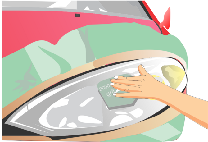 Χρήσιμο: Πώς να καθαρίσετε μόνοι σας το θάμπωμα από το πλαστικό κάλυμμα των προβολέων του αυτοκινήτου σας - Φωτογραφία 6
