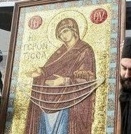 4655 - Η Παναγία η Γερόντισσα από την Ιερά Μονή Παντοκράτορος του Αγίου Όρους στον Ιερό Ναό Αγίας Παρασκευής Νέας Πεντέλης - Φωτογραφία 1