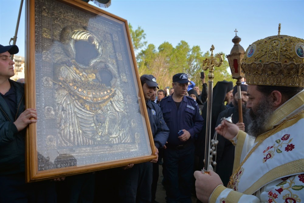 4661 - Η Λιτάνευση της Ιεράς Εικόνας της Παναγίας Πορταΐτισσας στην Ι. Μ. Ιβήρων Αγίου Όρους - Φωτογραφία 5