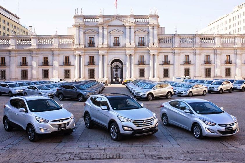 Η Hyundai Motor διέθεσε 186 οχήματα για την τελετή ορκωμοσίας του Προέδρου της Χιλής - Φωτογραφία 2