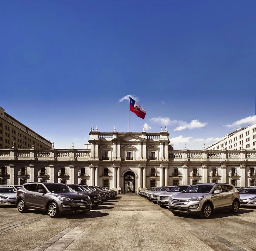 Η Hyundai Motor διέθεσε 186 οχήματα για την τελετή ορκωμοσίας του Προέδρου της Χιλής - Φωτογραφία 3