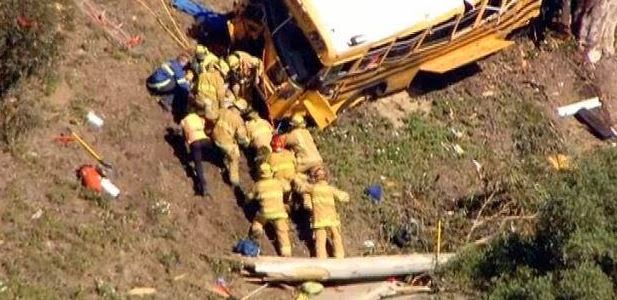 Σχολικό λεωφορείο έπεσε πάνω στα δέντρα με αποτέλεσμα 9 άτομα να τραυματιστούν [Photos] - Φωτογραφία 4
