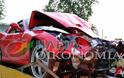 Ferrari καρφώθηκε ανάμεσα στα δέντρα στο Δρυοδάσος της Φολόης [Photos]