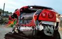 Ferrari καρφώθηκε ανάμεσα στα δέντρα στο Δρυοδάσος της Φολόης [Photos] - Φωτογραφία 3